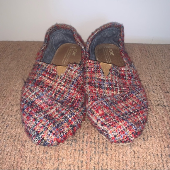 Toms Multicolor Tweed Flats - Picture 3 of 9